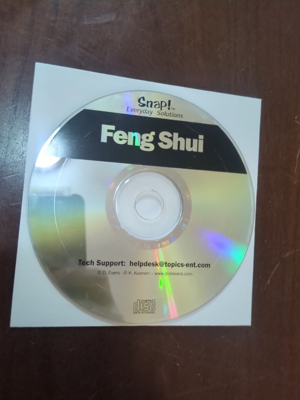 Snap Feng Shui (Windows/Mac, 2001) CD-Rom Mac/PC disc only